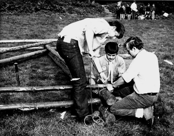 The base of the tower